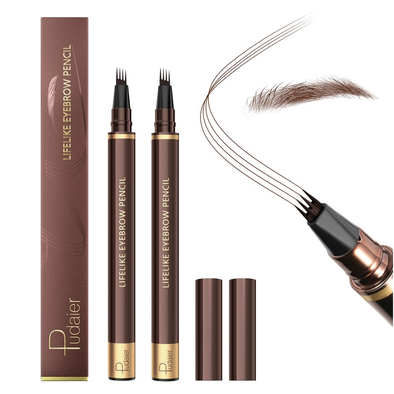 Lápiz de cejas, 2 lápices de microblading para cejas a