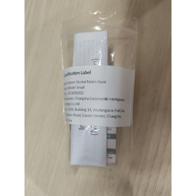 EASYTODENTA Dental Matrix Bands 50PCS Sectional Contoured Metal Matrices System