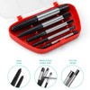 SRJQXH Professional Screw Extractor Set, 5 Pieces, Left Extractor Set,