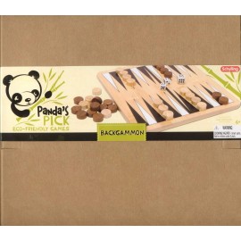 Schylling (new) Pandas Pick Eco Friendly Games Bamboo Backgammon