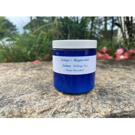 Indigo's Vegan Magnesium Lotion 1000mg (Vegan Unscented, 8oz)