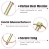 Moicstiy 6Pcs 3/8 Inch Heavy Duty Lynch Pin with Ring,