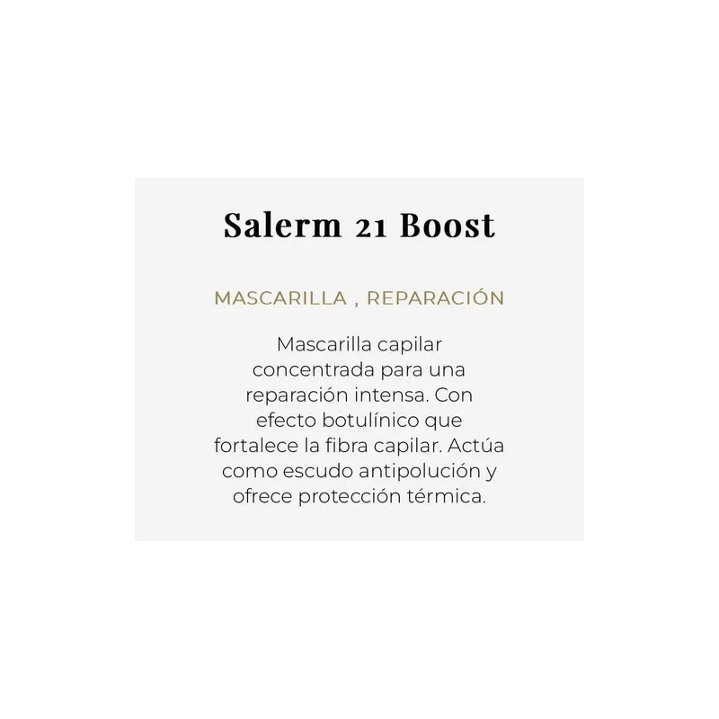 Ampolleta Salerm 21 Boost Unidad 13 Ml