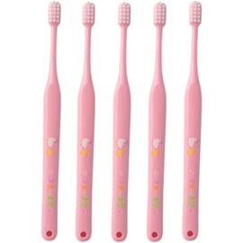 Children's Finishing Brush Oral Care [5 pieces] Mummy 17 S (Soft) Pink