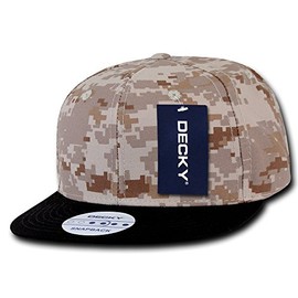 DECKY Digital Camo Snapback, Black/Dessert/Dessert