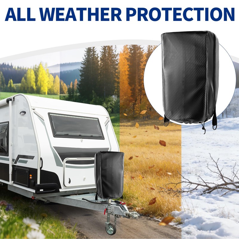 Electric Tongue Jack Cover Waterproof Electric Trailer Jack Cover Universal