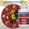 SimplySupplements Plant Steroles 800 mg - 120 Tablets - Suitable