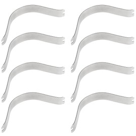 Haidong Stainless steel photo frame spring clip Photo frame spring retaining clip DIY photo frame tool picture frame spring clip is used for picture frame hanging -60PCS（85 * 9mm）