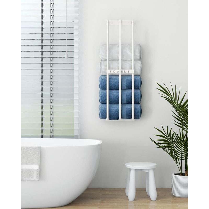 Towel Holders for Bathroom Wall Mounted, Bethom Towel Storage for