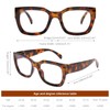 DOOViC 3 Pack Oversized Reading Glasses for Women Oprah Style
