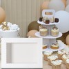 Mefleet 25pcs 14x10x4 Rectangle Cake Boxes with Window - Quarter