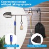 Cobweb Duster with Extension Pole,4-10FT Stainless Steel Spider Web Brush