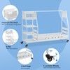 Lauren&Harold 3 Golf Bag Organizer Garage Storage, Golf Storage Rack