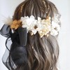 Lomeri O7 Organza Ribbon Hair Ornament (Black)