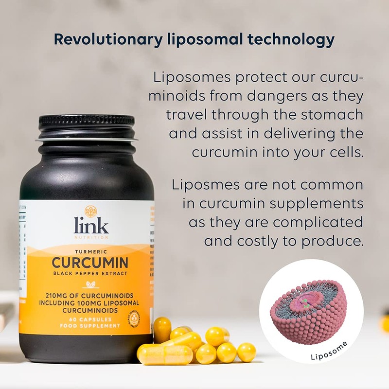 Curcumin, Turmeric & Black Pepper Extract | 210mg curcuminoids per