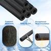 TOPDURE Insulating Foam Pipe Covers, Outdoor Water Pipe Insulation Water