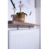comfee.co.uk Czyz® 4 x Radiator shelf brackets ‘Kinga’ adjustable height,