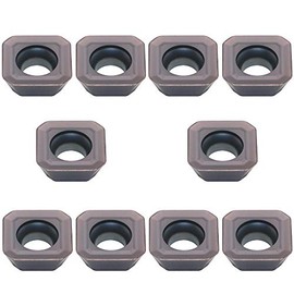 10PCS SEHT 43 AFSN Carbide Insert Face Mill SEHT1204 X45 PC230 Lathe Milling CNC Tools Milling Cutter for Processing Stainless Steel.