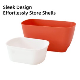 FAQQI Double Layer Pistachio Bowl with Shell Storage, Nut Snack Serving Dish for Peanuts, Nut Bowl for Snacks, Sunflower Seeds, and Candy, Ideal for Party and Home Use