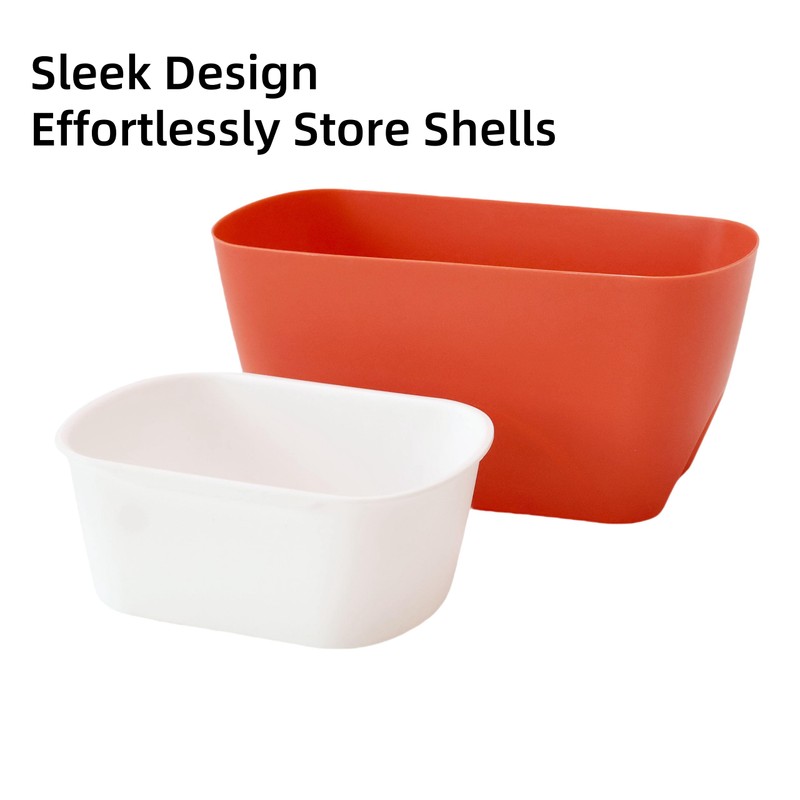 FAQQI Double Layer Pistachio Bowl with Shell Storage, Nut Snack