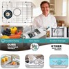 KINKIB Stainless Kitchen Sink Protector - 22" x 16" with
