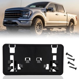 Front License Plate Bracket Holder Compatible with 2021-2023 Ford F150 2.7L 3.0L 3.5L V6 Replace ML3Z-17A385-BB