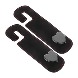 Alipis 2pcs Seat Hook Car Seat Hangers Car Purse Hooks Car Seat Headrest Hanger Car Seat Hooks for Bags Vehicle Seat Headrest Hook Vehicle Purse Coat Hanger Black Zinc Alloy
