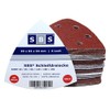 180-Piece Foldable Sanding Disks 93 x 93 x 93 mm