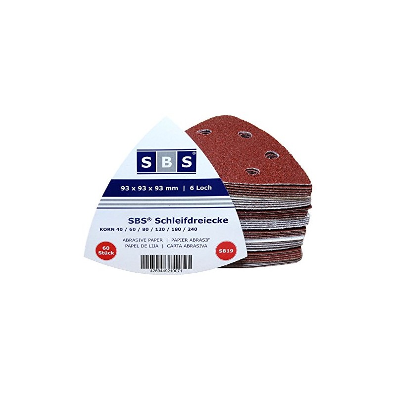180-Piece Foldable Sanding Disks 93 x 93 x 93 mm