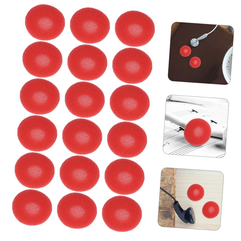 DOITOOL 50pcs Earbud Comfortable Replacement Ear Pads for Earphones Sponge