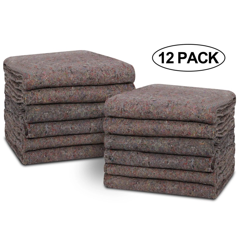 SEGAWE 24 Pack Heavy Duty Moving Blankets 53" x 74"