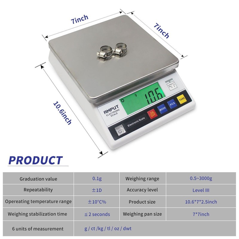 SAILINGFLO Industrial Counting Scale High Precision Laboratory Weighing Accurate Electronic