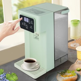 BANLICALI 1500W Water Dispenser Instant Hot Water Dispenser for Heat & Output, Include 3L Water Tank and Water Tray, Desktop Water Dispenser for Home Office Living Room 110V/60Hz (Green)