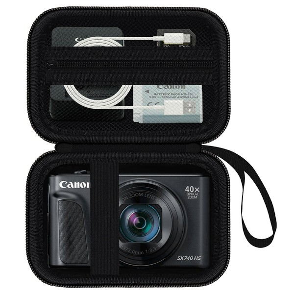HESPLUS Camera Case for Canon PowerShot SX740/ SX730/ SX720/ SX620/