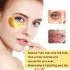 Adofect 40 PCS Under Eye Patches and Lip Mask 24K