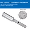 uxcell 2 Pcs Diamond Profile Straight Router Bit 8mm Dia