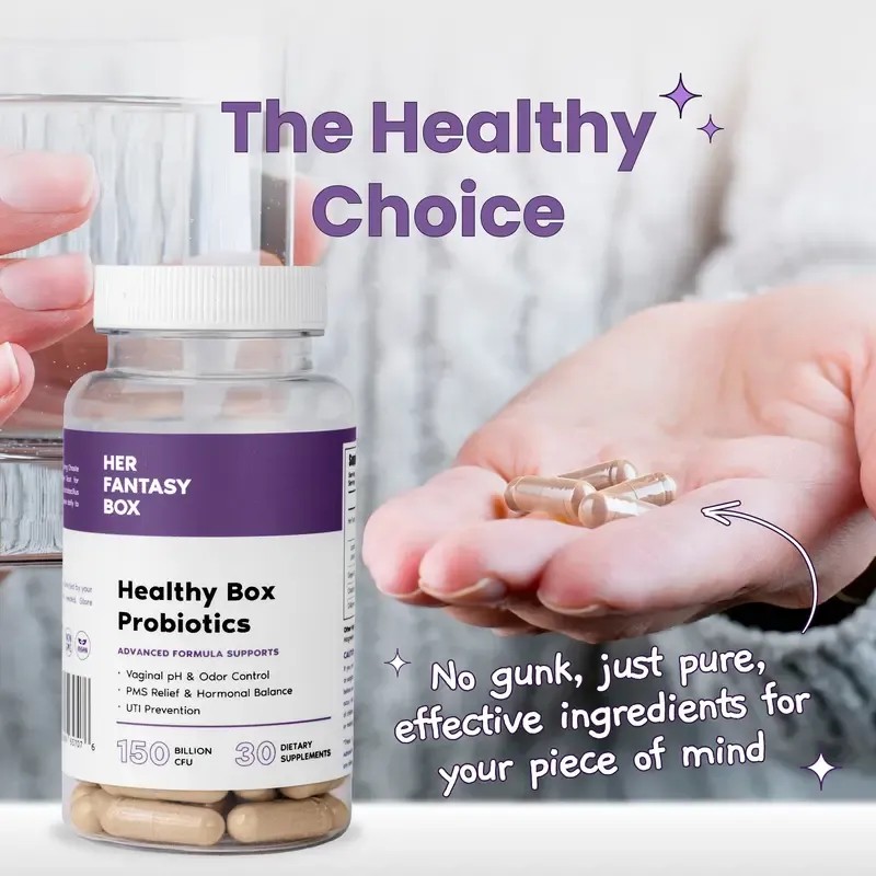 Her Fantasy Box Probiotics for Odor Control, Hormone Balance &