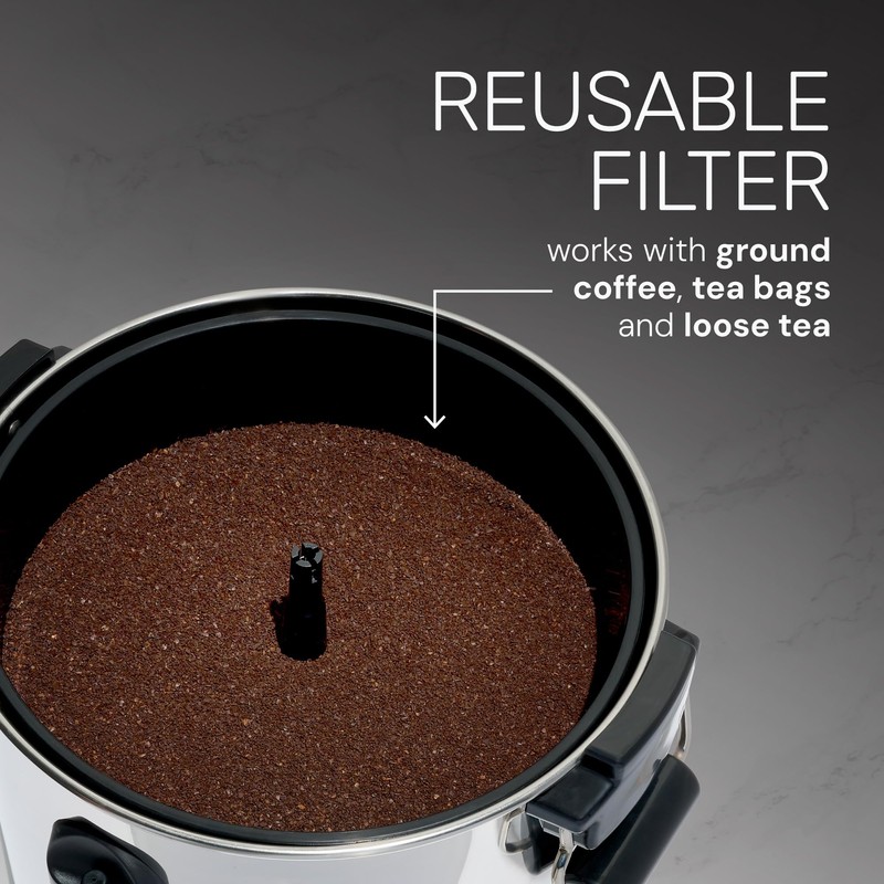 Homecraft 100-Cup Coffee Urn and Hot Beverage Dispenser with Dripless
