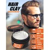 Samnyte Hair Clay, 4.2oz - Natural Hair Wax for Men