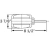 Optronics BA44FNLP Amber and Red Left Side reflex Fender Light