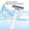Men Electric Double Edge Razor Portable Adjustable Vibration Metal Shaver