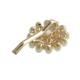 Vingtaine H7206 Pearl Round Hair Cuff, Hair Hook, Just Insert, Easy Arrangement, Hair Accessories, White