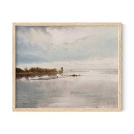 HAUS AND HUES Landscape Pictures - Frame Wall Art and Paintings for Farmhouse Decor, French-inspired Landscapes, and Antique Charm with Nature's Timeless Beauty (Beige Frame, 11x14)