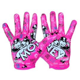 Battle Sports Wide Receiver Football Gloves, Ultra Stick Adult & Youth Gloves