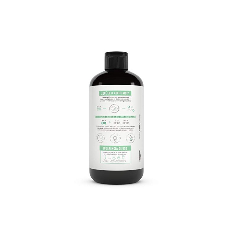Birdman MCT Oil Ácido Caprílico C8 | 100% Puro de