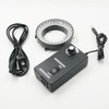 Microscope LED Ring Light Illuminator Stereo Microscope Adjustable Stereo Zoom