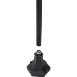 Takasho LGS-123B Garden Light Classic Anchor Base for Post Lights, Black