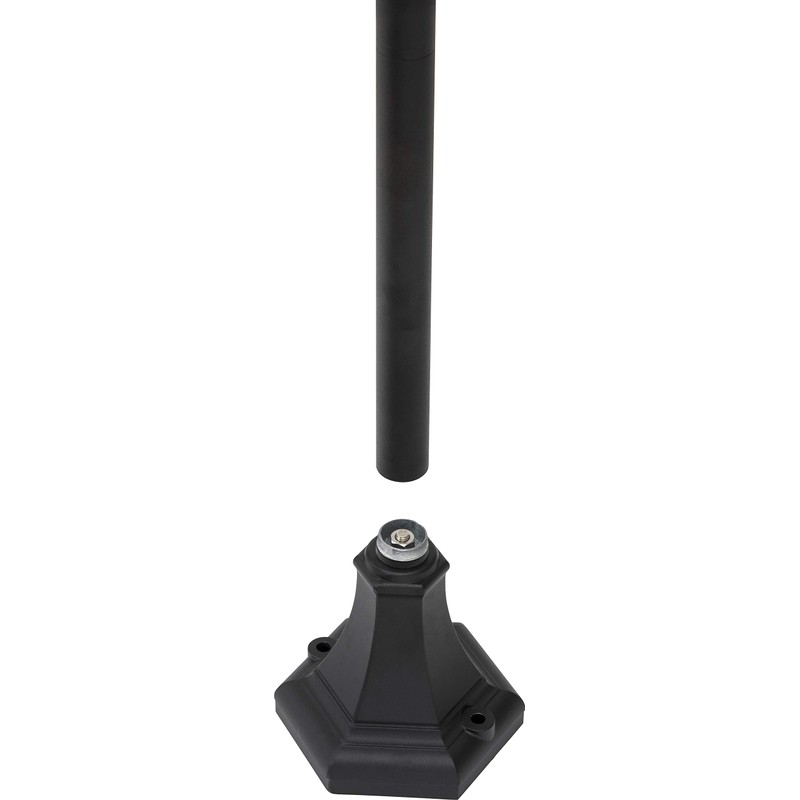 Takasho LGS-123B Garden Light Classic Anchor Base for Post Lights,