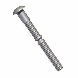 C6LT-U6-8, Huck C6L Lockbolts, 0.187 Inch Diameter, (0.438-0.563 Inch GR), Truss HD, SST Material, Passivated Finish,