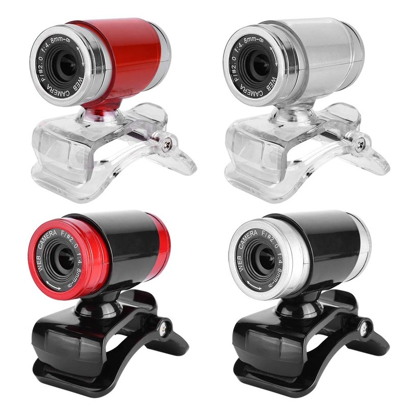 Web Camera, USB Webcam Clip-on 360 Degree 12 Megapixel HD
